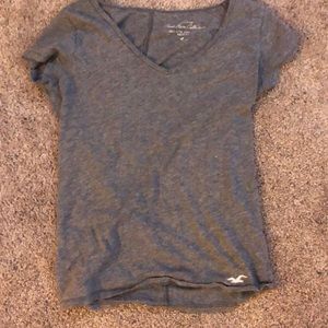 Grey hollister v-neck
